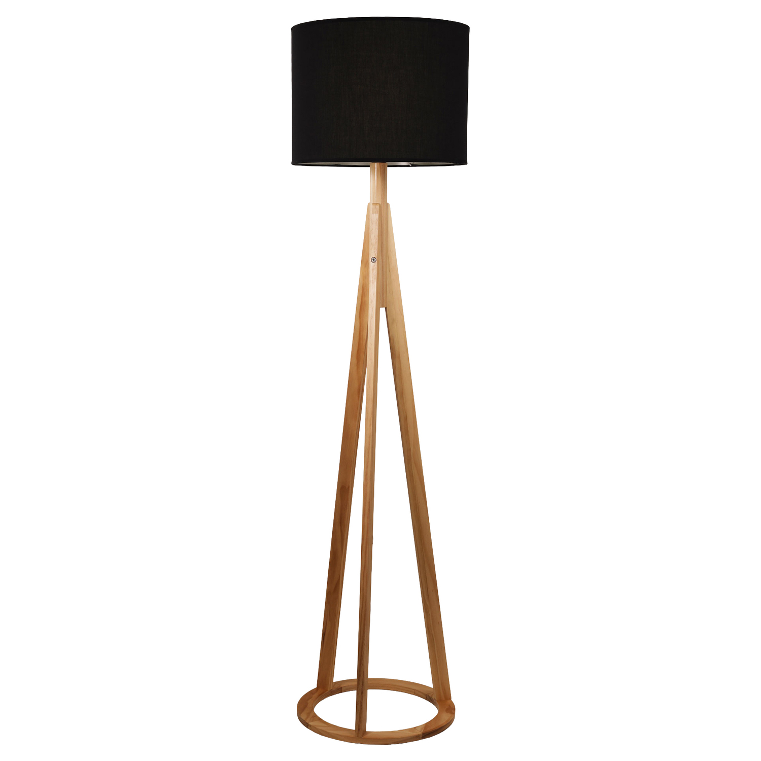 Cheswick Rubberwood Floor Lamp