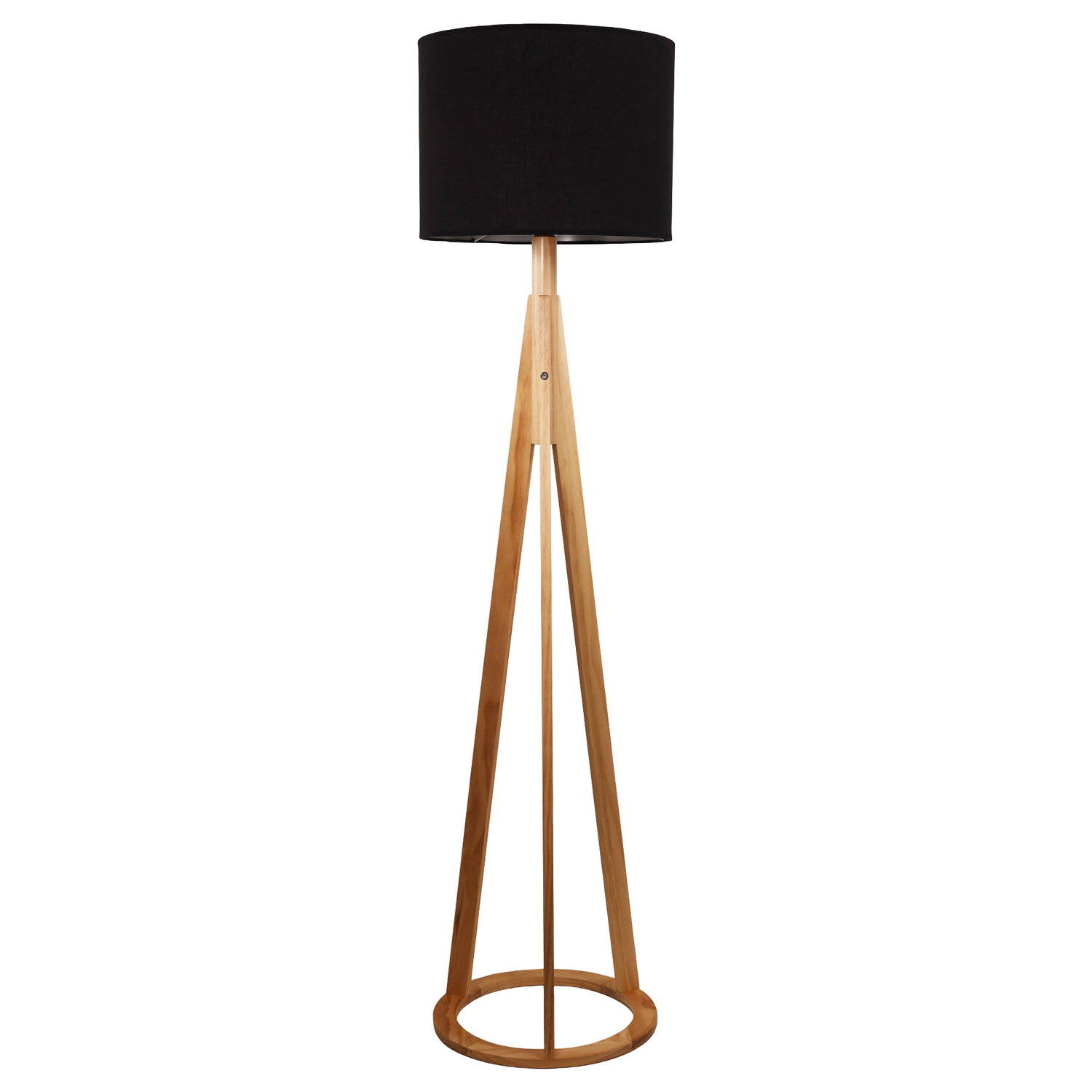 Cheswick Rubberwood Floor Lamp