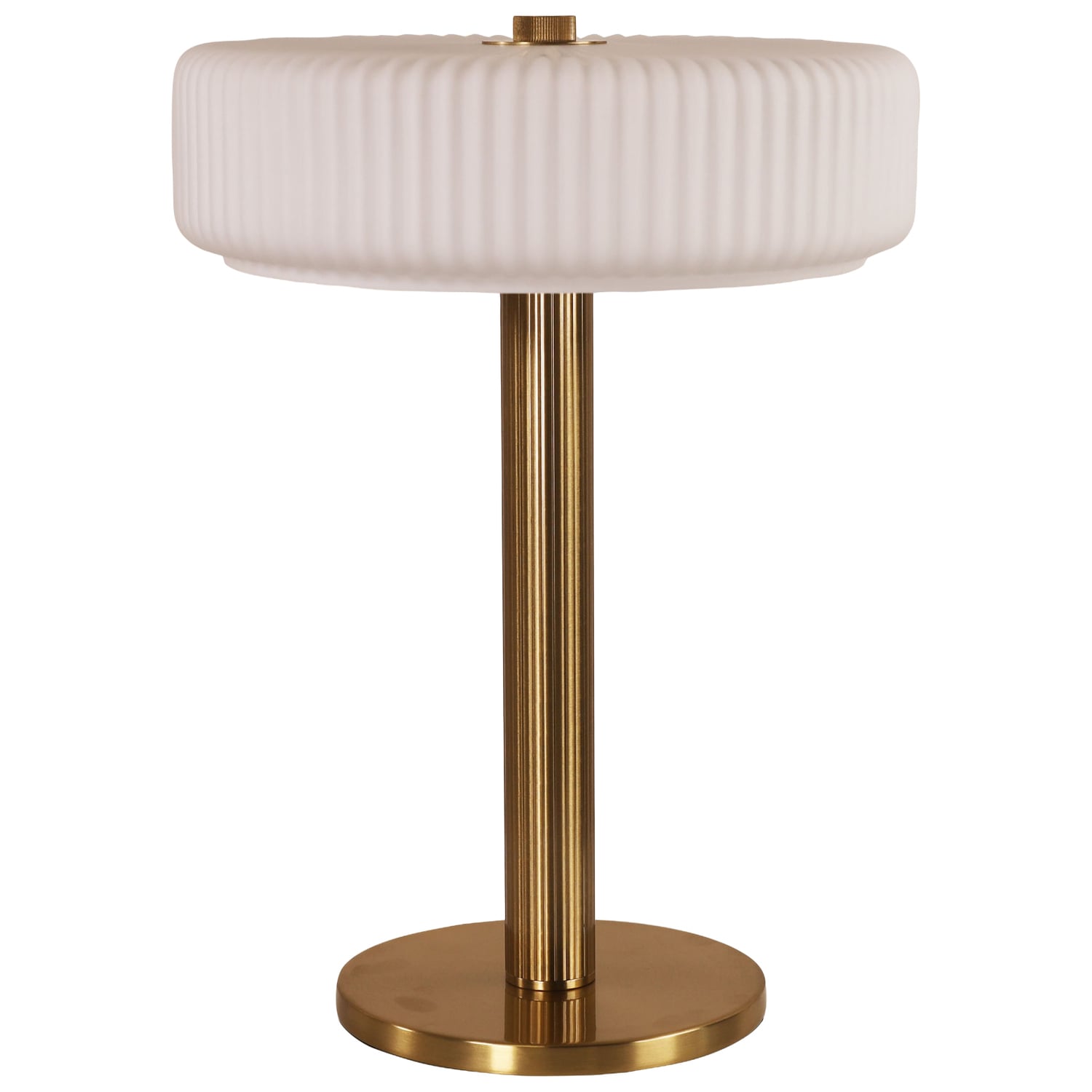 Charlton Satin Brass Metal Table Lamp