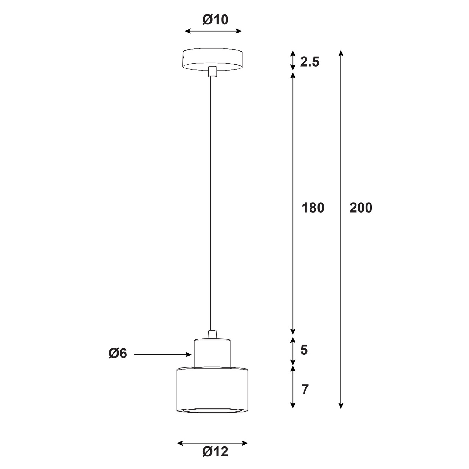 Cheltenham 12cm Travertine Pendant Light