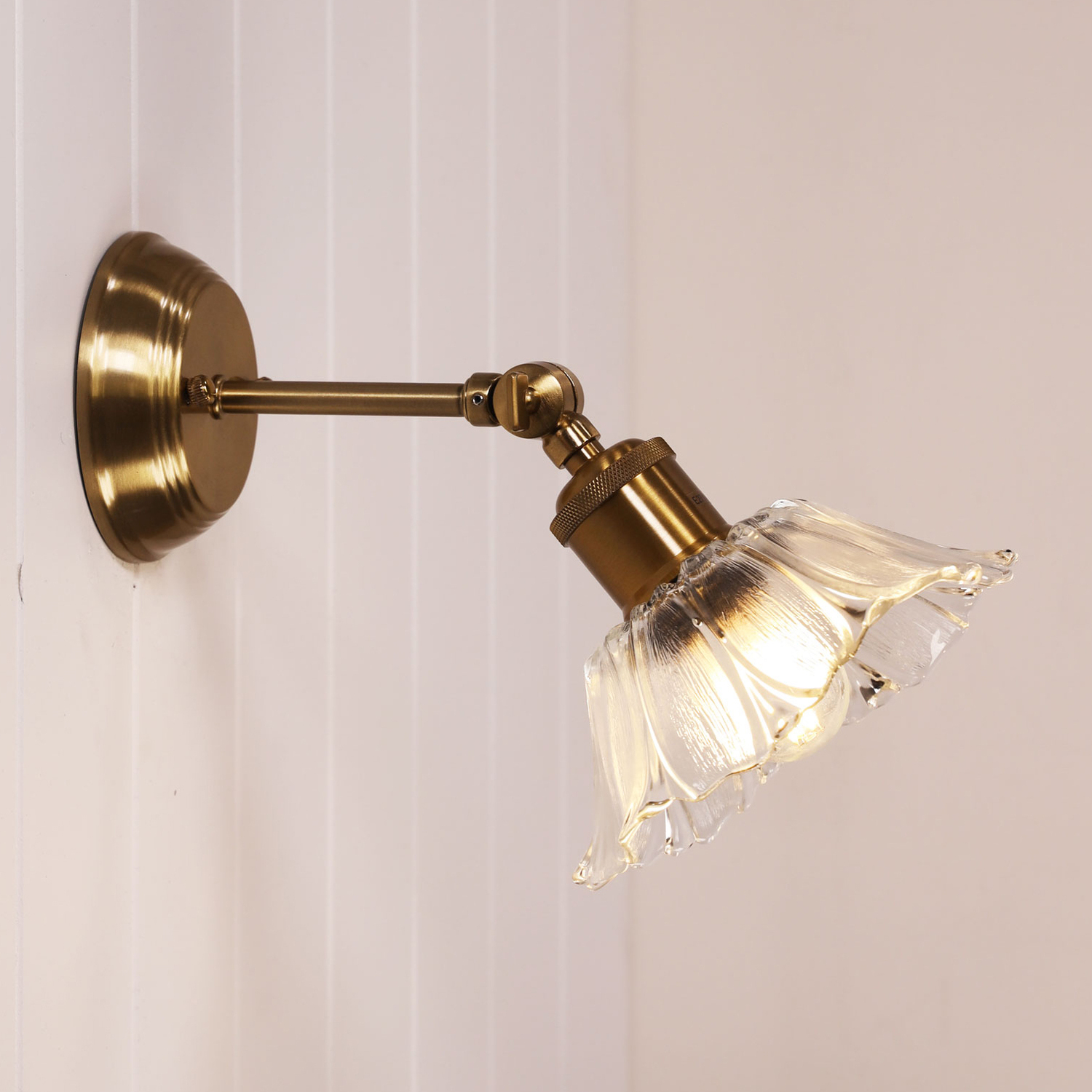 Cheston-Glass-Adjustable-Armed-Wall-Light