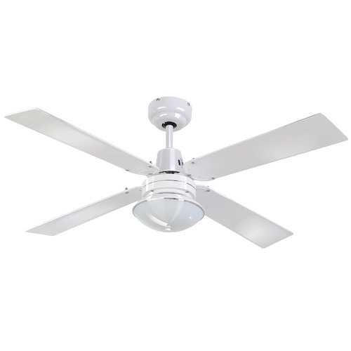 Heller 120cm Ceiling Fan with Oyster Light & Remote ...