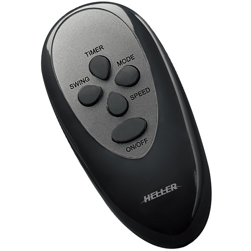 Black Heller Turbo Tower Fan with Remote Control