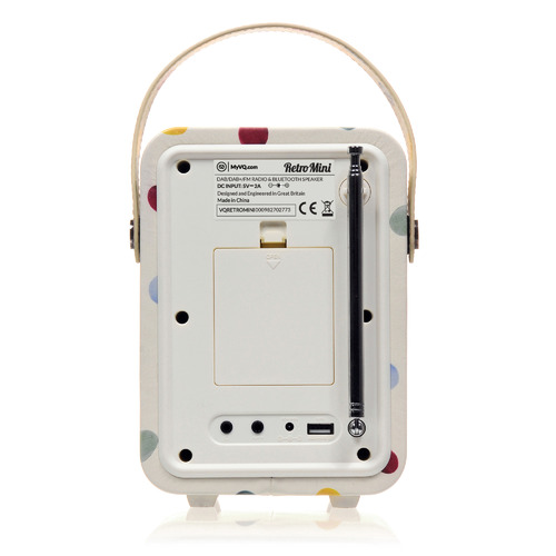 Heller Emma Bridgewater VQ Retro Mini DAB+ Radio Temple & ster