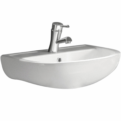 55cm Compact Wall Ceramic Basin