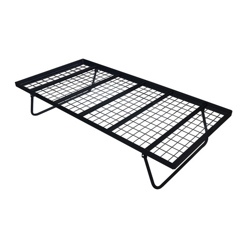 Black Mavy Steel Trundle Bed