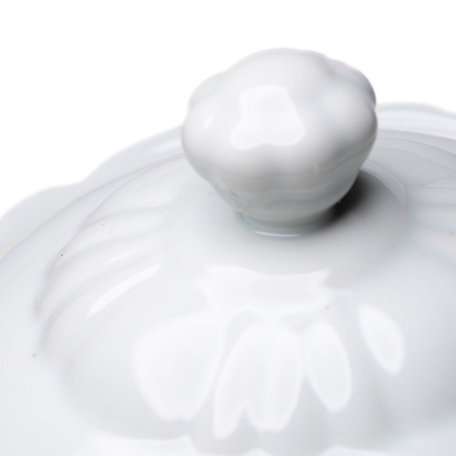 White Hayes Serving Bowl