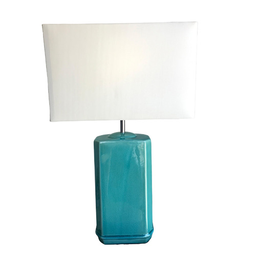 turquoise table lamp