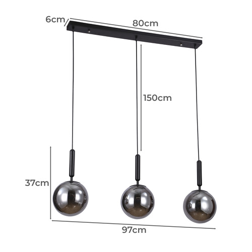 Frankfurt 3 Light Pendant