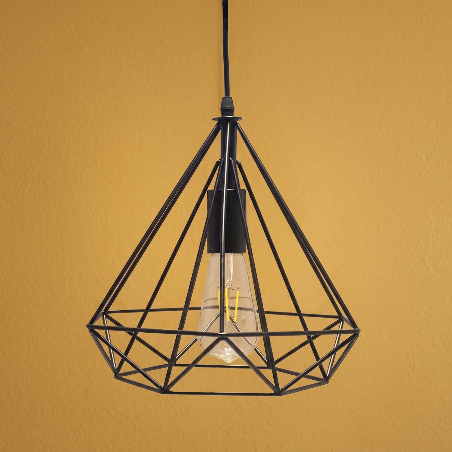 Black Dymens Metal Pendant Light