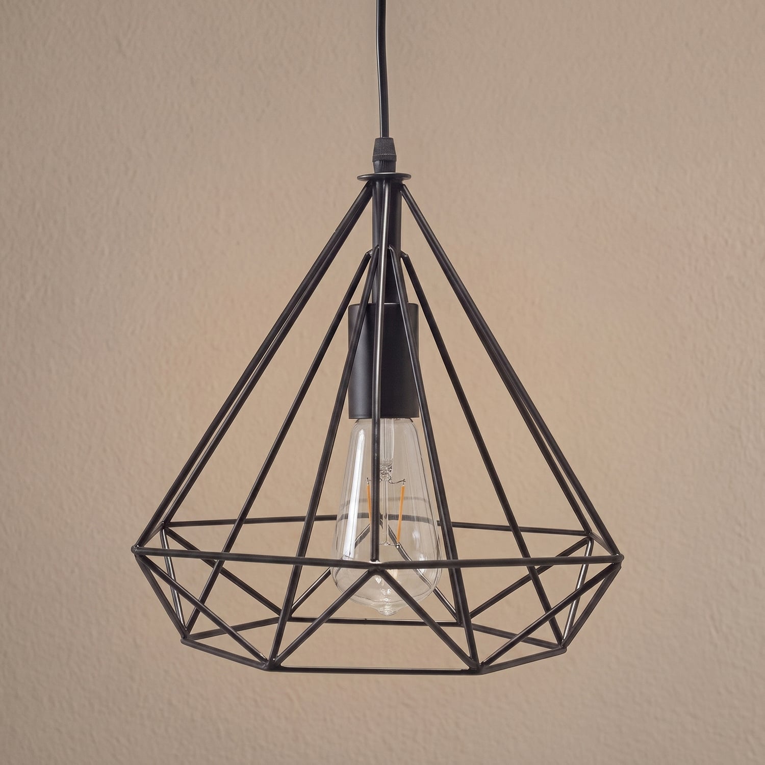 Black Dymens Metal Pendant Light