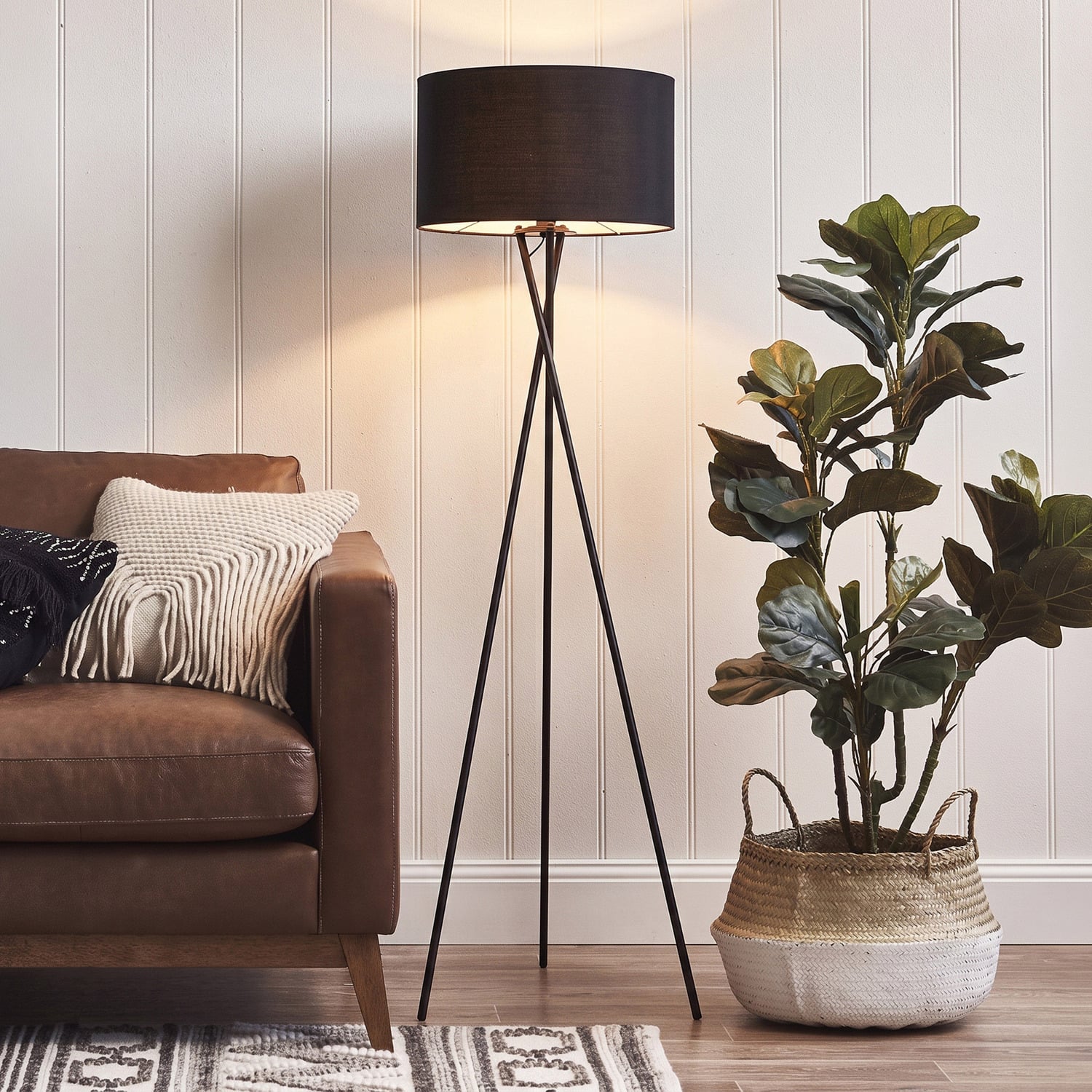 Manchester Iron Tripod Floor Lamp