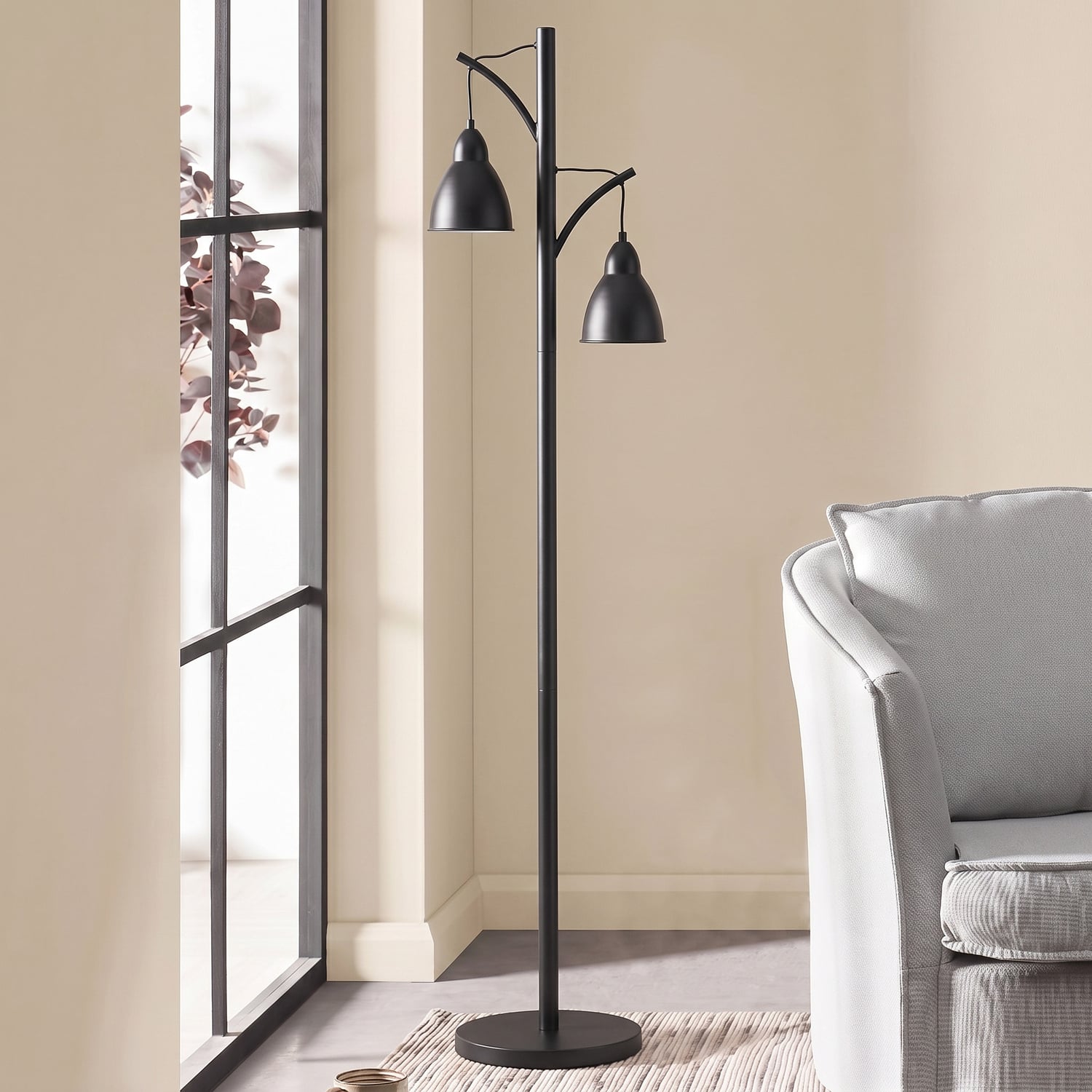Rotterdam 2 Light Floor Lamp