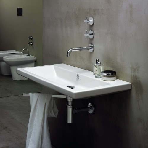 Sterling Thin Wall Hung Basin No Tap Hole Temple & ster