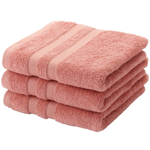 Terracotta alypso 500GSM Cotton Bathroom Towels | Temple & Webster