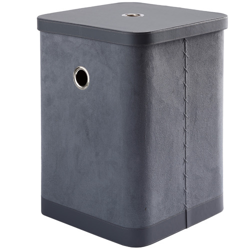 Dark Grey Fraser Laundry Basket Temple & ster