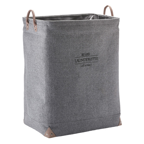 Lubin Cotton-Blend Laundry Basket