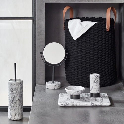 Alba Nero Toilet Brush Holder
