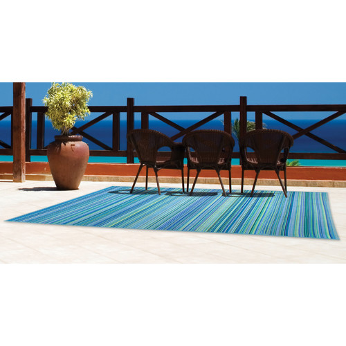 Home & Lifestyle Cancun Aqua Outdoor Rug