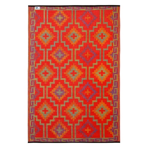 Lhasa Orange and Violet Rug