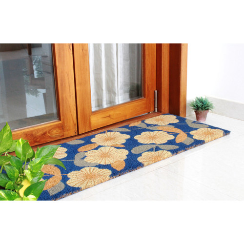 Home & Lifestyle Floral PVC Backed Doormat & Reviews Temple & ster