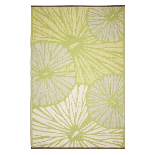 Green Citrus Lily Outdoor Rug