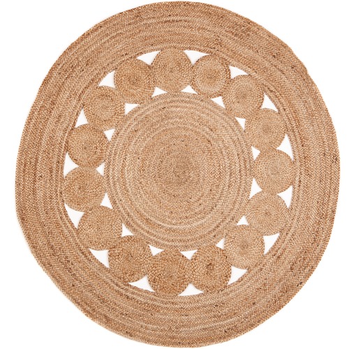 Home & Lifestyle Medallion Round Jute Rug Temple & ster
