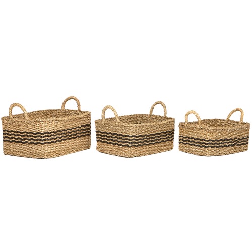 3 Piece Palash Jute Basket Set