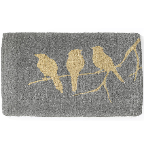 Birds on Branch Coir Doormat