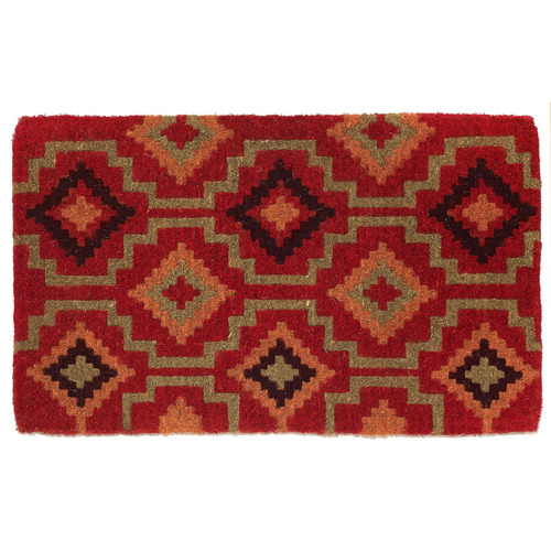 Red Lhasa Coir Doormat