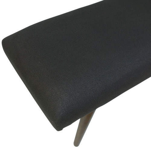 Black Celeste Upholstered Bench