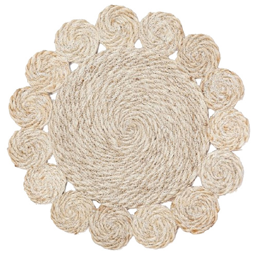 Torn Jute Round Placemats