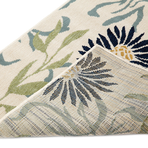 White Nicosia Floral Runner