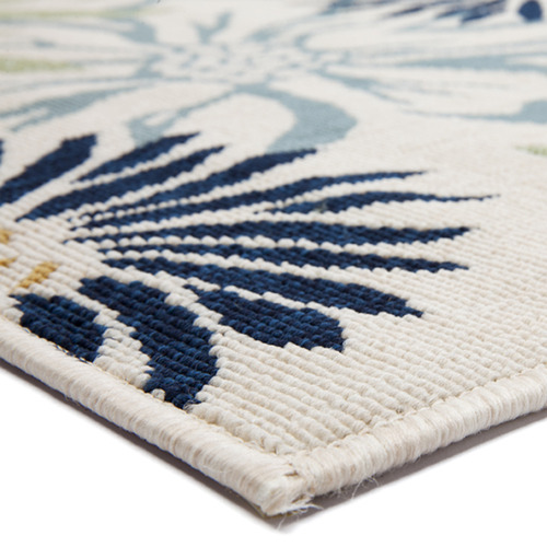 White Nicosia Floral Runner