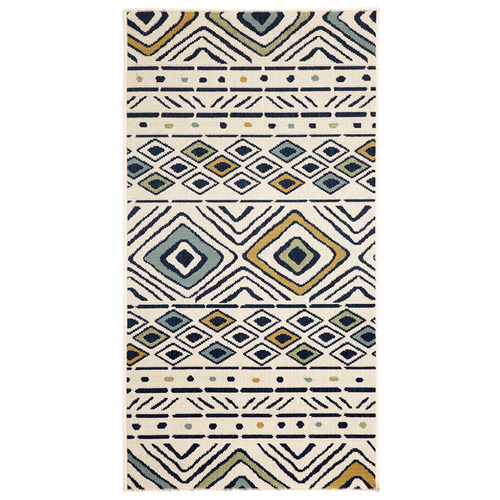 White Mendoza Geometric Runner