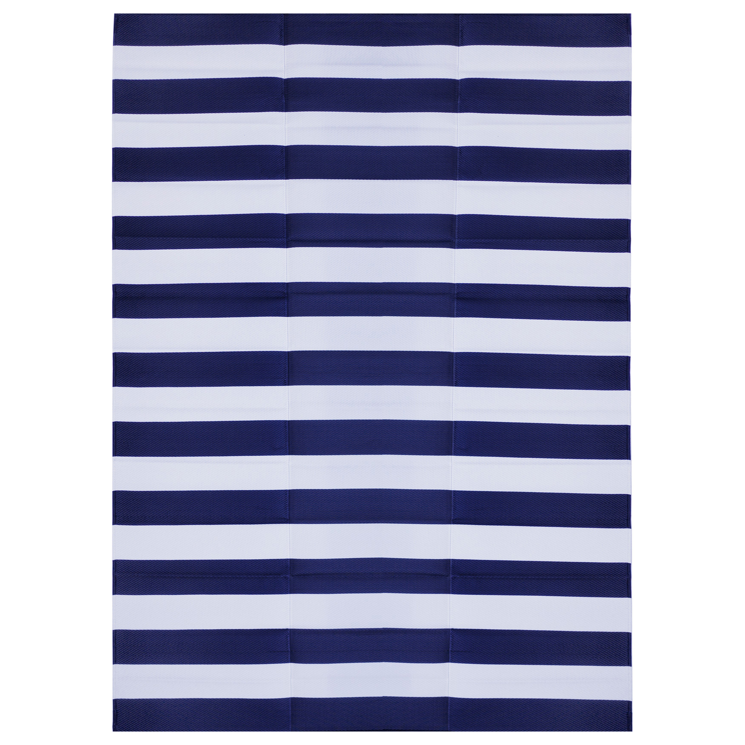Blue & White Brittany Machine-Woven Indoor/Outdoor Rug