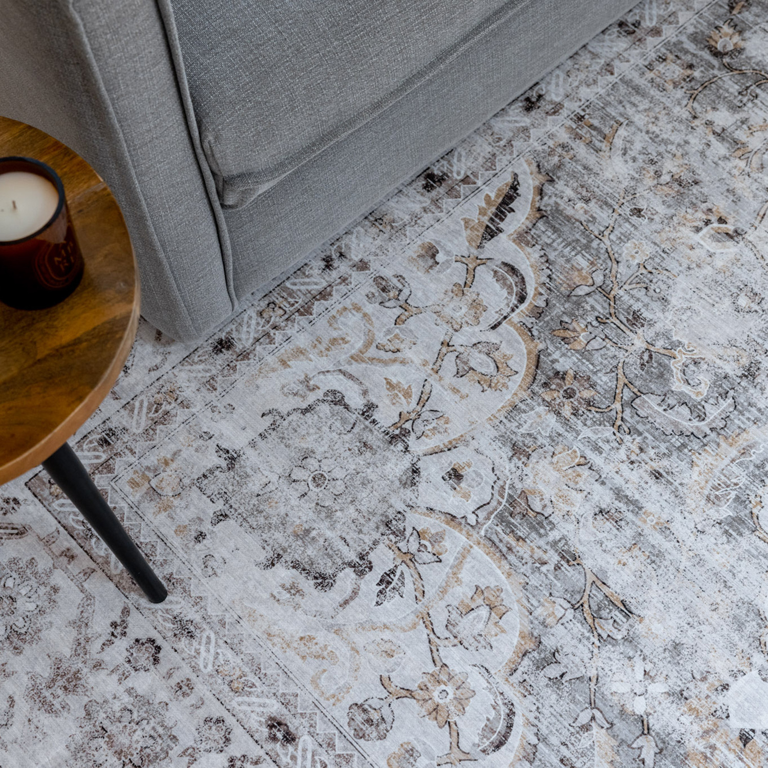Brown-Constantine-Vintage-Style-Power-Loomed-Rug