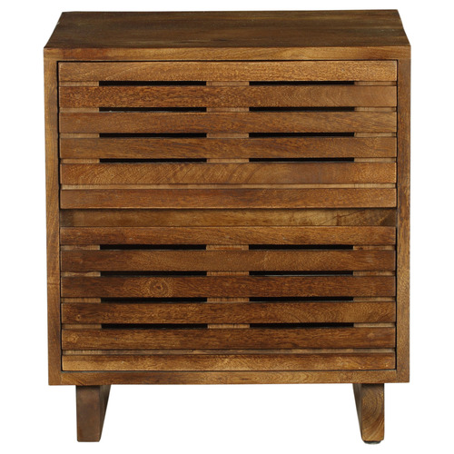 Xerxes Mango Wood Bedside Table | Temple & Webster