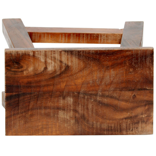 Decimus Solid Wood Accent Stool