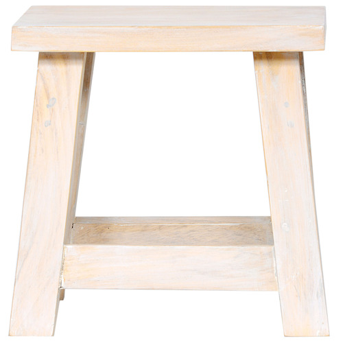 Decimus Solid Wood Accent Stool