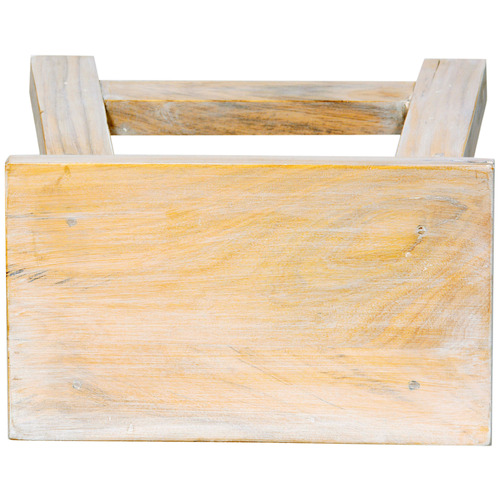 Decimus Solid Wood Accent Stool