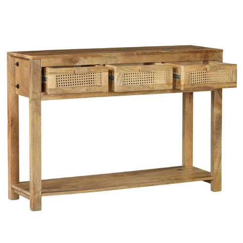 Briar 3 Drawer Mango Wood Console Table