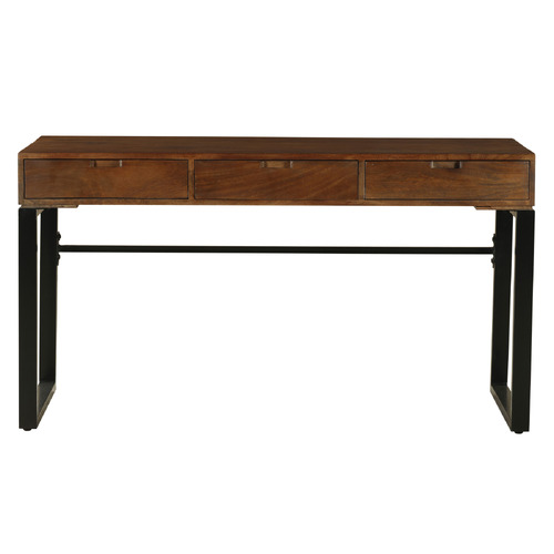 Kerry 3 Drawer Mango Wood Study Desk