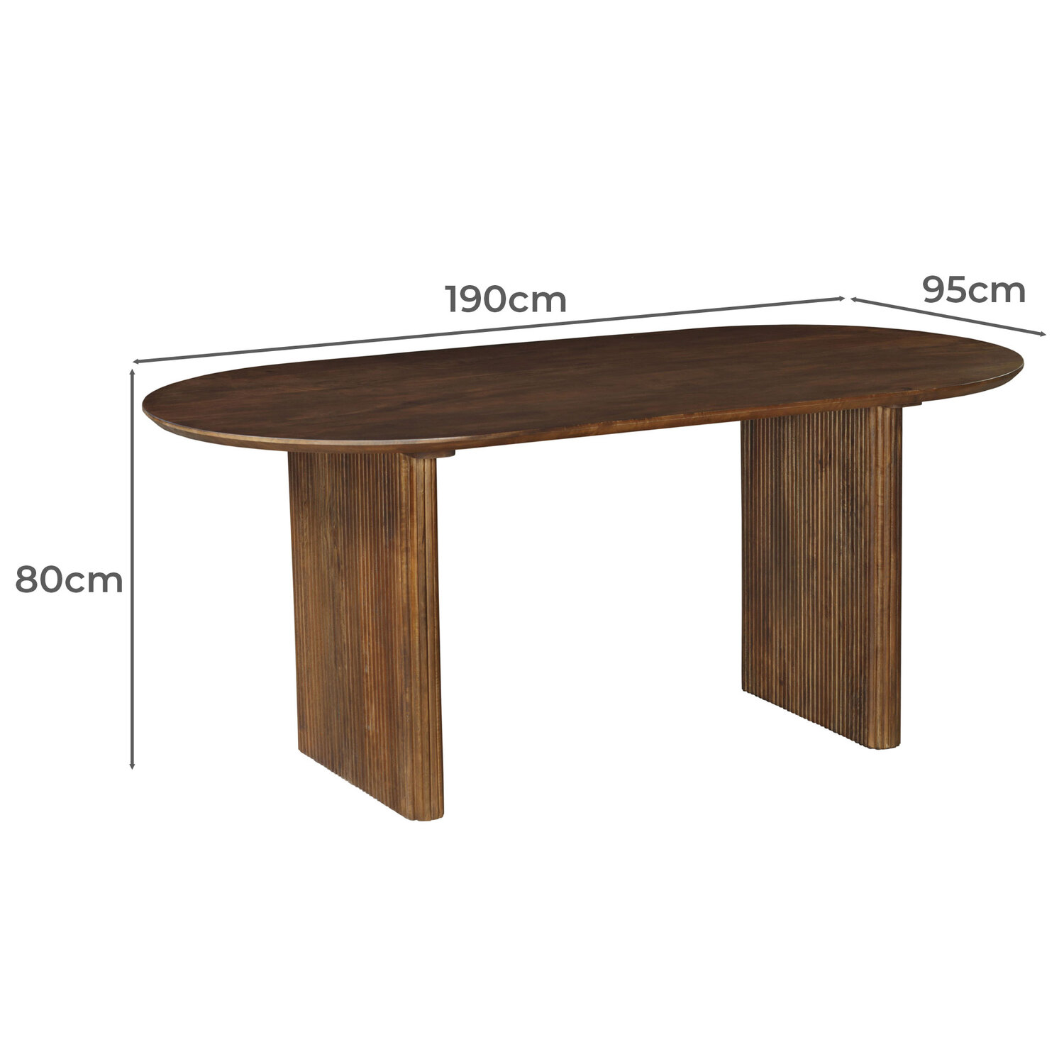 Olga Mango Wood Dining Table