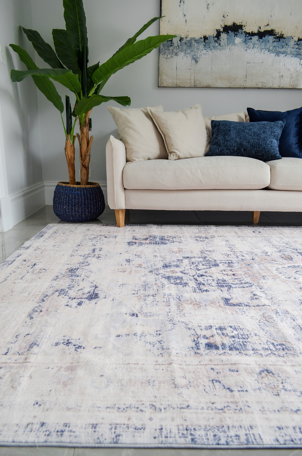 Tania-Power-Loomed-Machine-Washable-Rug