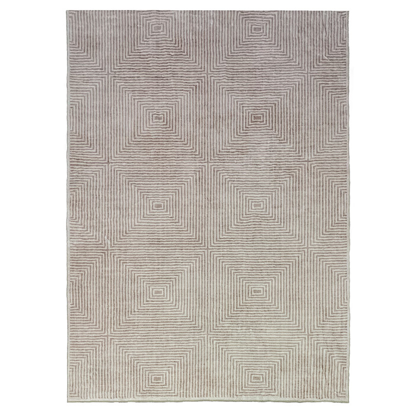 Beige Amihan Power-Loomed Machine Washable Rug