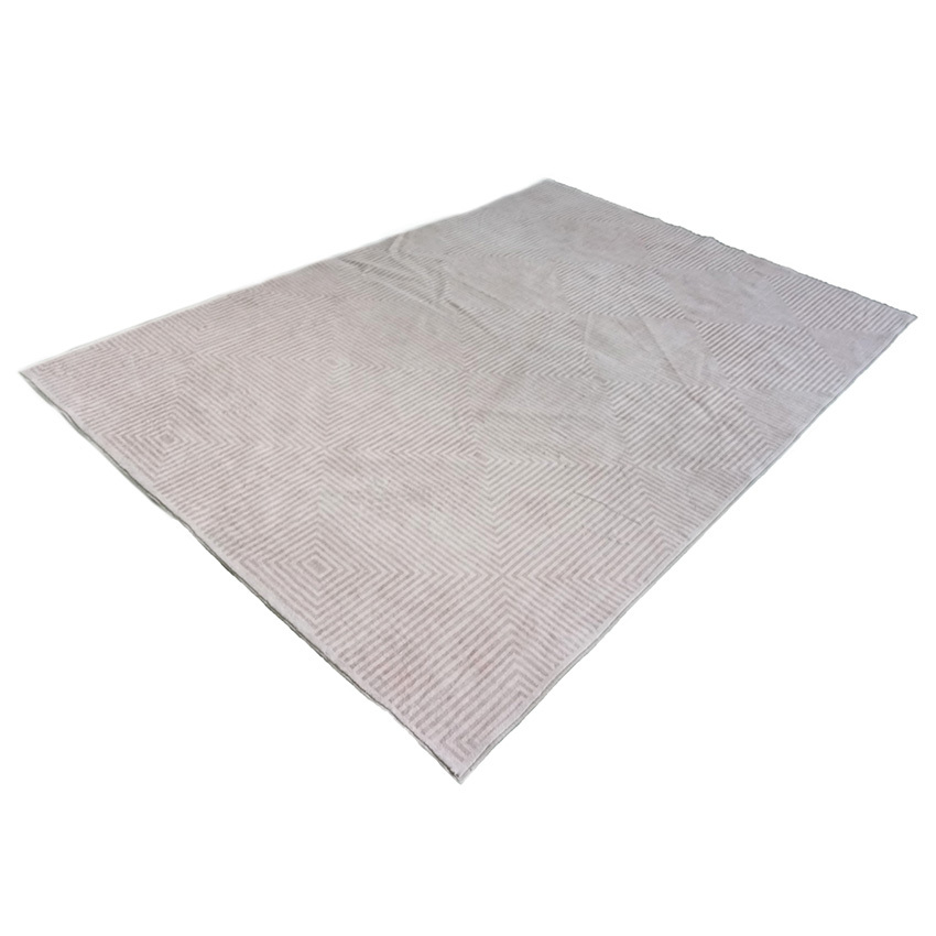 Beige Amihan Power-Loomed Machine Washable Rug