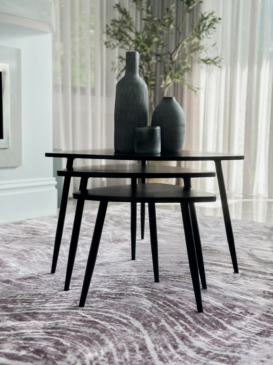 Brown-Shikhar-Machine-Washable-Rug