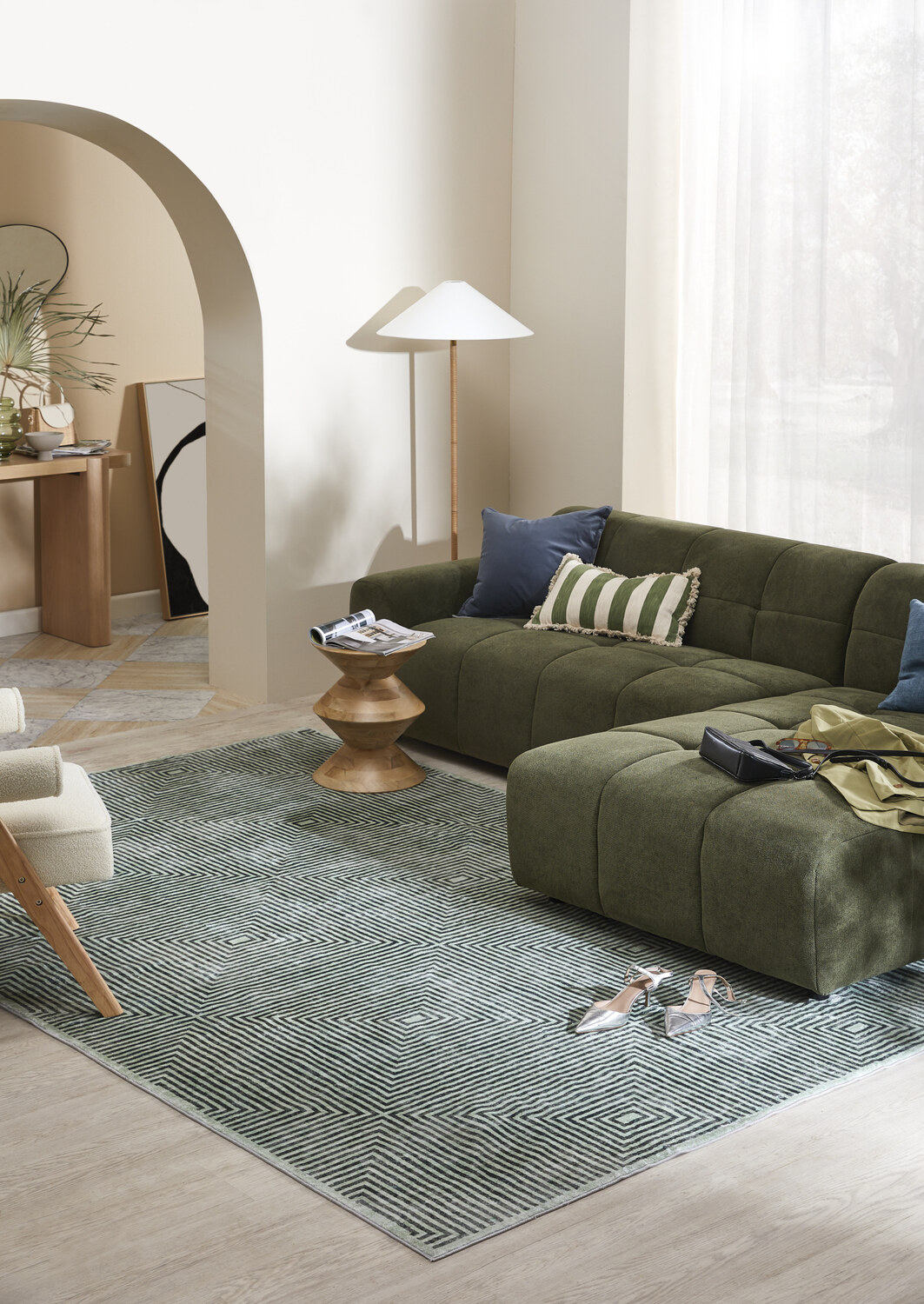 Green-Amihan-Power-Loomed-Machine-Washable-Rug
