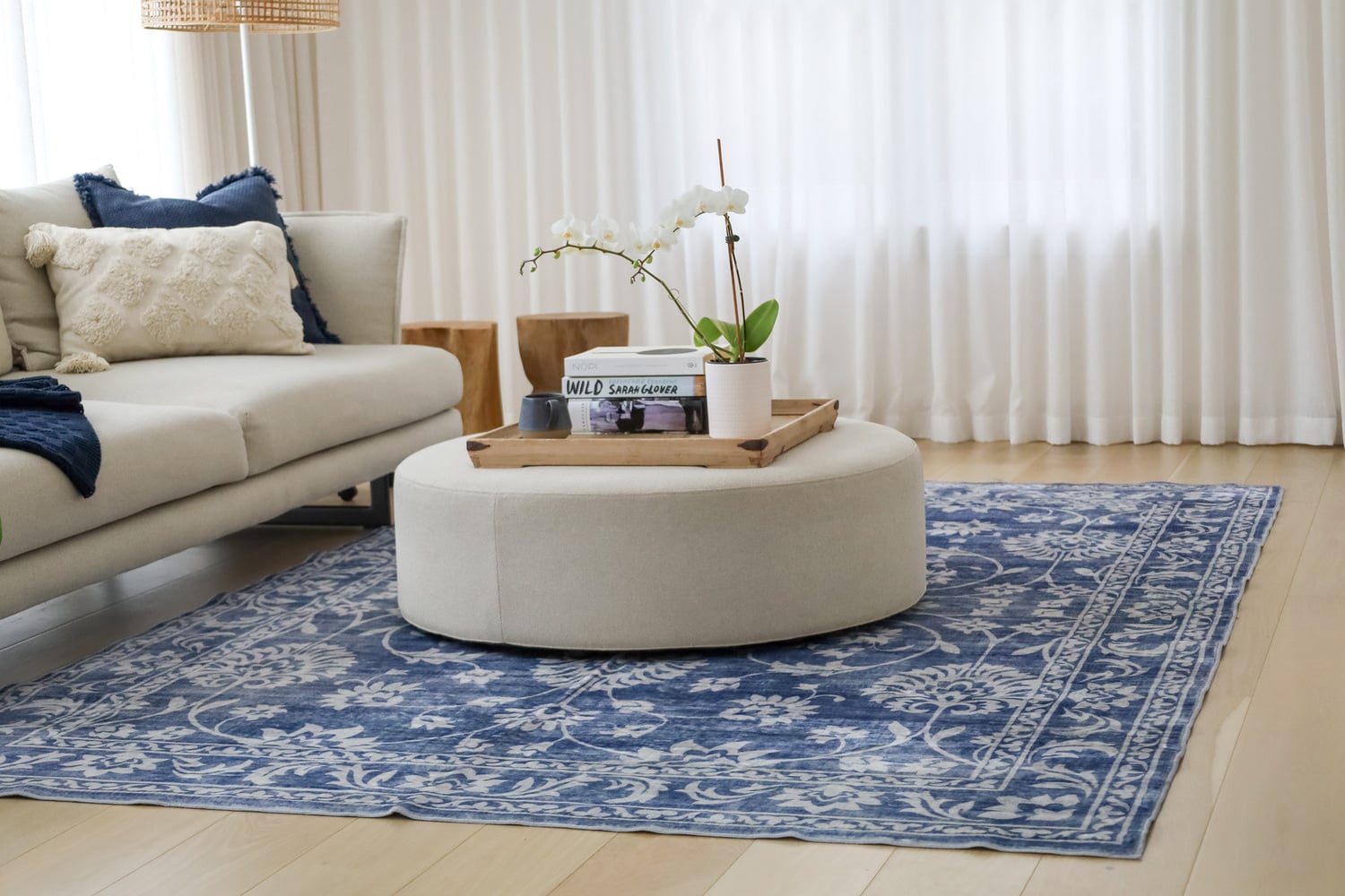 Blue-Megan-Machine-Washable-Rug